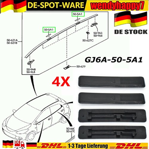 Dachreling abdeckung - 4x,