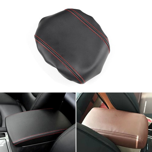 Black leder mittelkonsole - black,
